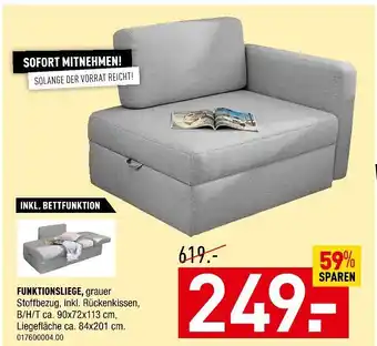 Möbel Wallach Funktionsliege Angebot