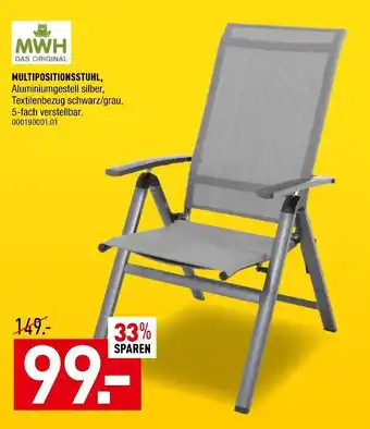Möbel Wallach Mwh multipositionsstuhl Angebot