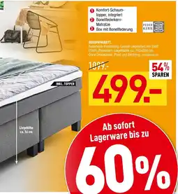 Möbel Wallach Boxspringbett Angebot