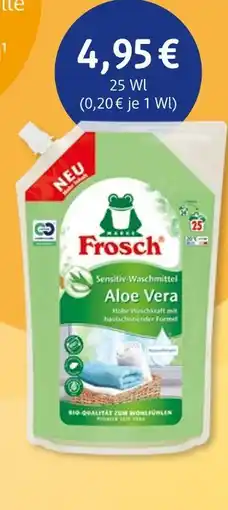 dm drogerie Frosch sensitiv-waschmittel aloe vera Angebot