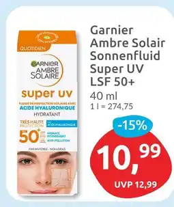Budni Garnier ambre solaire sonnenfluid super uv lsf 50+ Angebot