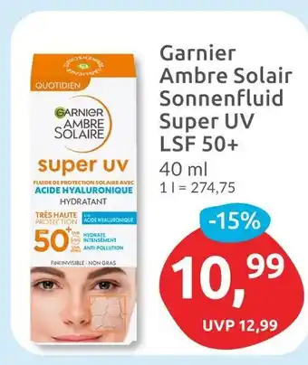 Budni Garnier ambre solaire sonnenfluid super uv lsf 50+ Angebot
