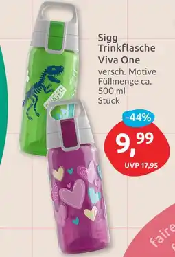 Budni Sigg trinkflasche viva one - dinosaurier motiv Angebot