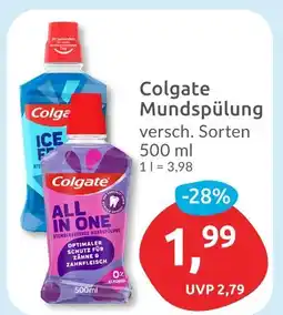 Budni Colgate ice fresh mundspülung Angebot