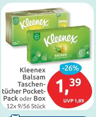 Budni Kleenex kleenex balsam taschentücher pocket-pack Angebot