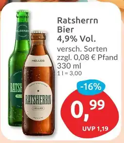 Budni Ratsherrn ratsherrn bier pilsener Angebot