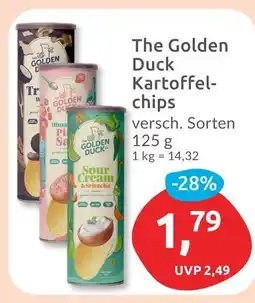 Budni The golden duck sour cream & sriracha kartoffelchips Angebot