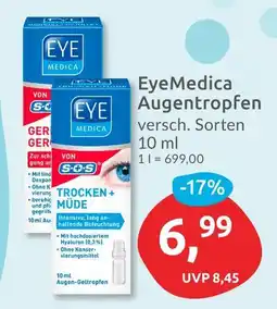 Budni Eyemedica augentropfen trocken + müde Angebot