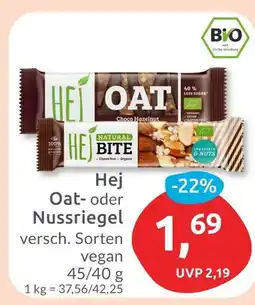 Budni Hej oat-riegel Angebot