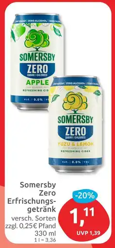 Budni Somersby zero apple erfrischungsgetränk Angebot
