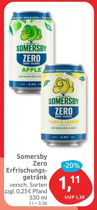 Budni Somersby zero apple erfrischungsgetränk Angebot