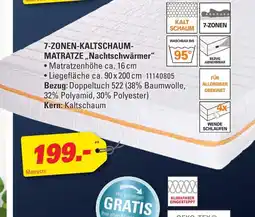 Höffner 7-zonen-kaltschaum-matratze 'nachtschwärmer' Angebot