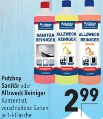 CITTI Markt Putzboy Sanitär oder Allzweck Reiniger Angebot