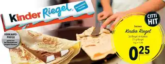 CITTI Markt Ferrero Kinder Riegel Angebot