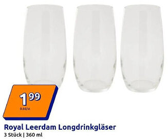 Action Royal Leerdam Longdrinkgläser Angebot