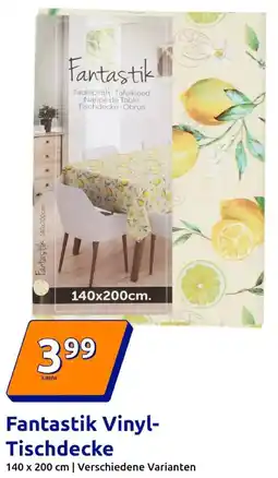 Action Fantastik Vinyl Tischdecke Angebot