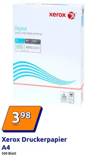 Action Xerox Druckerpapier A4 Angebot