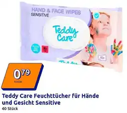 Action Teddy Care Feuchttücher für Hände und Gesicht Sensitive Angebot