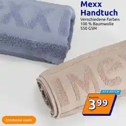 Action Mexx Handtuch Angebot