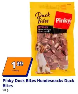 Action Pinky Duck Bites Hundesnacks Duck Bites Angebot