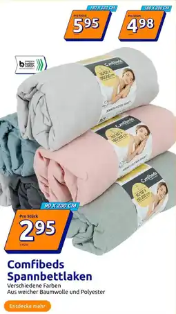 Action Comfibeds Spannbettlaken Angebot