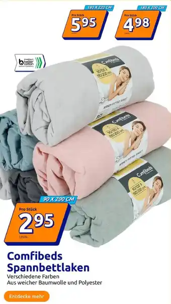 Action Comfibeds Spannbettlaken Angebot