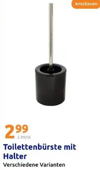 Action Toilettenbürste mit Halter Angebot