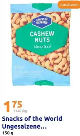 Action Snacks of the World Ungesalzene... Angebot