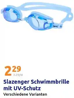 Action Slazenger Schwimmbrille mit UV-Schutz Angebot