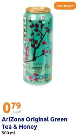 Action AriZona Original Green Tea & Honey Angebot