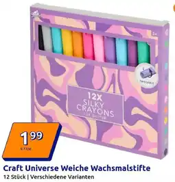 Action Craft Universe Weiche Wachsmalstifte Angebot