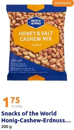 Action Snacks of the World Honig-Cashew-Erdnuss... Angebot