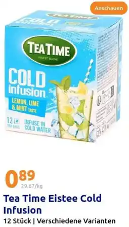 Action Tea Time Eistee Cold Infusion Angebot