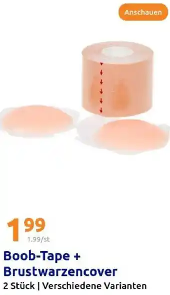 Action Boob-Tape + Brustwarzencover Angebot