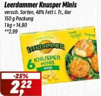 Simmel Leerdammer Knusper Minis Angebot