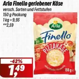 Simmel Arla Finello geriebener Käse Angebot
