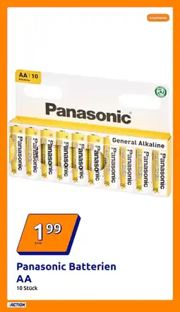 Action Panasonic batterien aa Angebot