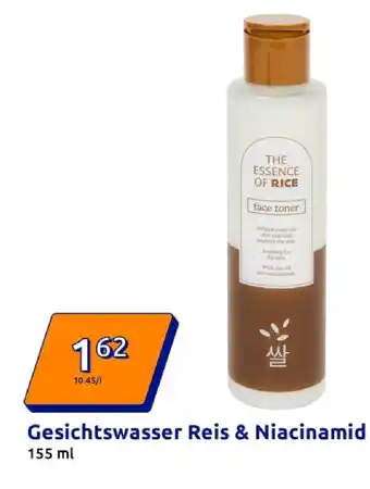 Action The essence of rice gesichtswasser reis & niacinamid Angebot