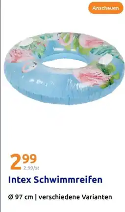 Action Intex schwimmreifen Angebot