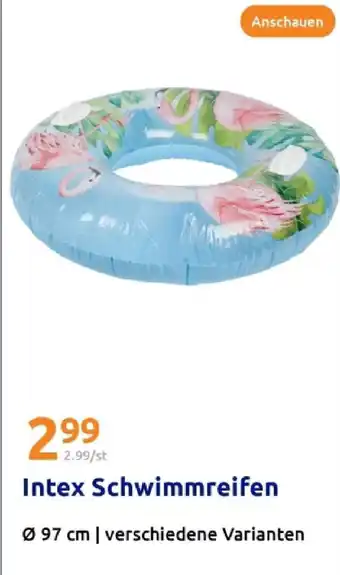 Action Intex schwimmreifen Angebot