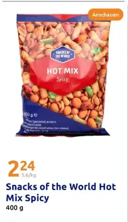 Action Snacks of the world hot mix spicy Angebot