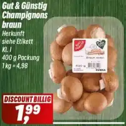 Simmel Gut & Günstig Champignons braun Angebot