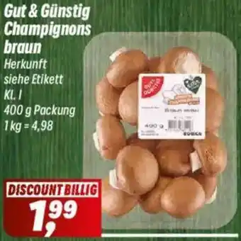 Simmel Gut & Günstig Champignons braun Angebot