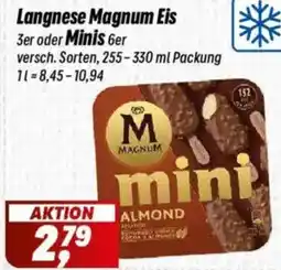 Simmel Langnese Magnum Eis oder Minis Angebot