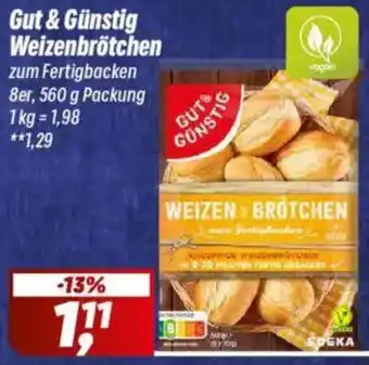 Simmel Gut & Günstig Weizenbrötchen Angebot