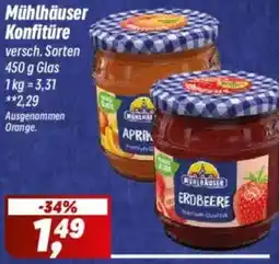 Simmel Mühlhäuser Konfitüre Angebot