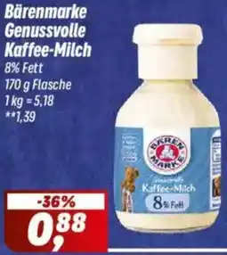 Simmel Bärenmarke Genussvolle Kaffee-Milch Angebot
