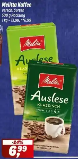 Simmel Melitta Kaffee Angebot