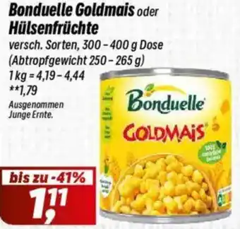 Simmel Bonduelle Goldmais oder Hülsenfrüchte Angebot