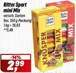 Simmel Ritter Sport mini Mix Angebot